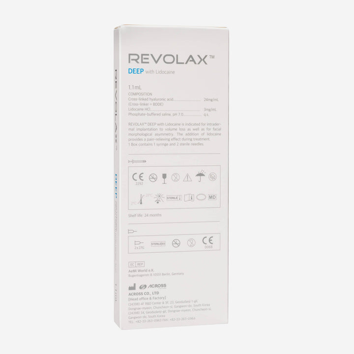 Revolax Deep Lidocaine 1x 1,1 ml (ACROSS) - Filler | StakonMed