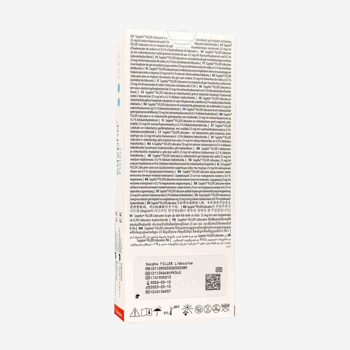 Saypha FILLER Lidocaina 1x 1,0 ml        (MHD 31.05.2026)