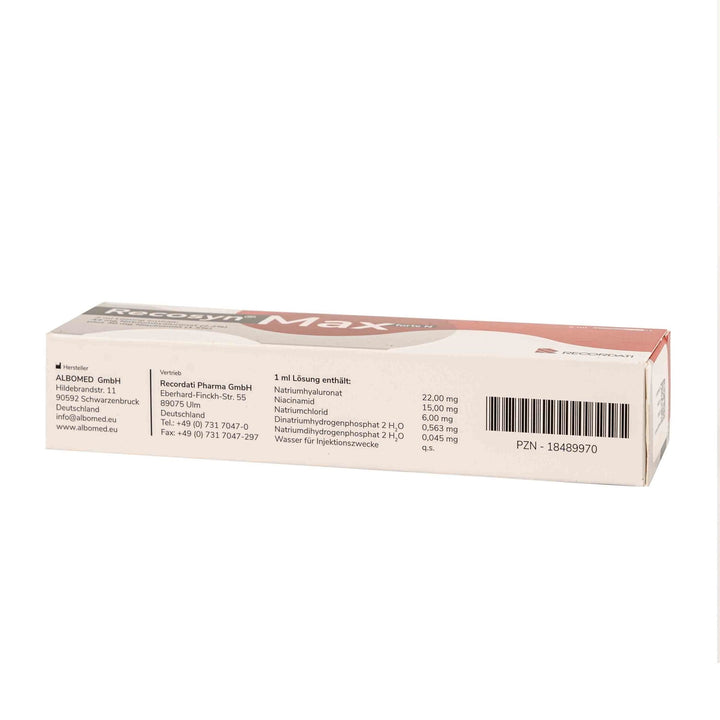Recosyn Max forte N (Recordati Pharma GmbH) - Gelenkspritzen | StakonMed