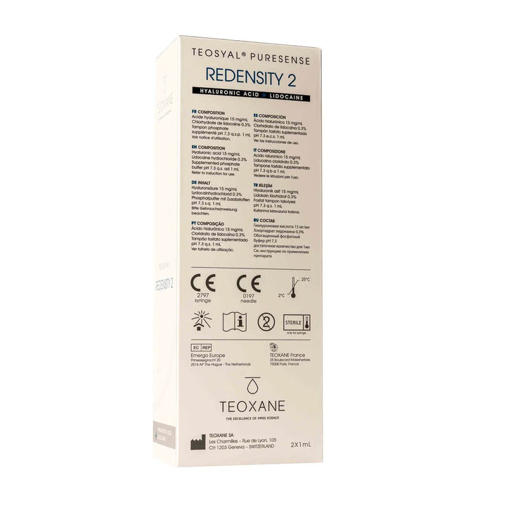 Teosyal Redensity (2) PS Lidocaine (TEOXANE Deutschland GmbH) - Filler | StakonMed